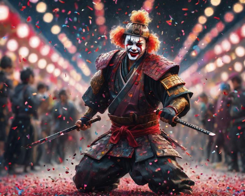 00049-A Samurai clown cutting in half a man.png